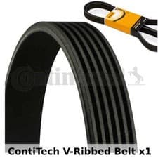 Image of ContiTech V-Ribbed Belt - 6PK2000 , 6 Ribs - Fan Belt Alternator, Drive Belt