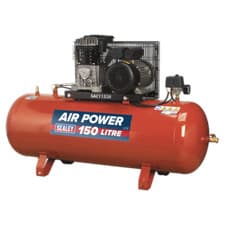 Image of Sealey Compressor 150L Belt Drive 3hp with Cast Cylinders - SAC1153B