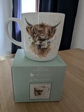 Image of Wrendale Designs "Thank You So Mooch" Highland Cow Mug - BNIB