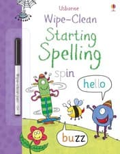 Image of Wipe-clean Starting Spelling by Jane Bingham (Paperback Book)