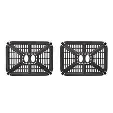 Image of 2 PCS Non-stick Air Fryer Pan Crisper Plate Accessories Tray Grill
