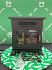 Image of Banbury Black Inset Electric Stove - 133744 #LF123374