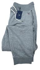Image of New GANT Sweatpants Mens Fleece Original Jogger Grey Melange 2XL