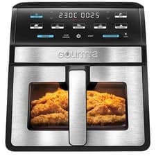 Image of Gourmia Digital Air Fryer 7.6L With Light & Window Black 7 Fry Functions GAF858