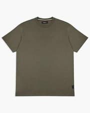 Image of Replay Crew Neck Tee - Mud Green
