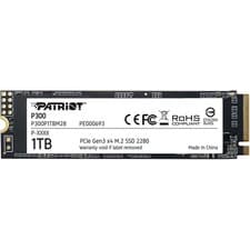 Image of Patriot P300 (P300P1TBM28) 1TB NVMe SSD, M.2 Interface, PCIe Gen3, 2280, Read 21