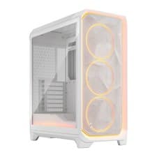 Image of Fractal Design Meshify 3 White Ambience Pro RGB Mid Tower PC Gaming Case - White