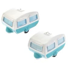 Image of Caravan Summer Holiday Theme Salt Cellar and Pepper Pot Boxed Set