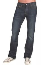 Image of Levis 527 Slim Bootcut Jeans Mens Andi Blue Wash 100% Cotton Denim NWT Sz 38X30