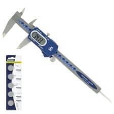 Image of Moore and Wright 150mm/6" Digital Caliper MW110-15DBL - FREE CR2032 Battery Pac