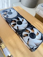 Image of Corsair RX120 RGB 120mm Fans iCUE LINK System Hub - Magnetic- Triple Pack -Black