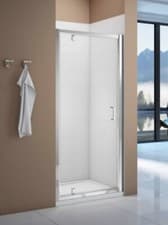 Image of Merlyn Vivid 900mm Pivot Shower Door VE1221 Chrome / Clear