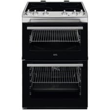 Image of AEG 5000 Series SurroundCook Double Cavity Electric Cooker with Ceramic Hob