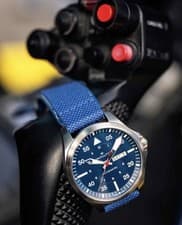 Image of Rare Hamilton khaki aviation pilot daydate glaciers Special Edition Watch blue