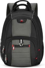 Image of Wenger 16 Inch Laptop Backpack, 25 Litre Capacity, Black/Grey 25 x 38 x 48 cm
