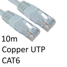 Image of Rj45 M To Rj45 M Cat6 10M White Oem Moulded Boot Copper Utp Network Cable