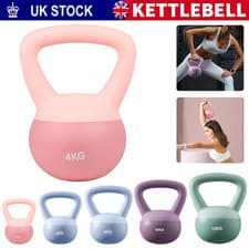 Image of 4-12kg Kettlebell Soft Weight Set Kettlebells Exercise Home Fitness Workout Gym
