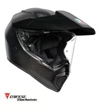 Image of AGV AX9 Matt Carbon Dual Sport Touring Urban Adventure Enduro Off Road Helmet S