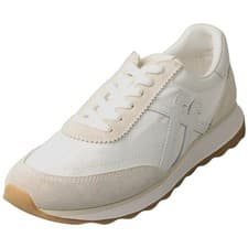 Image of FitFlop Retro-q Ff Womens Fashion Trainers in Urban White - 5 UK
