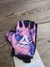 Image of Reebok Fitness Gloves Medium-Brand New- Pink Multi-Color 