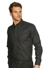 Image of Absolute Apparel Classic Poplin/Oxford Long Sleeve Shirt *BC19