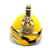 Image of Medieval Chief Fireman Axe Helmet Fire Fighter Brigade Rider Armor Helmet