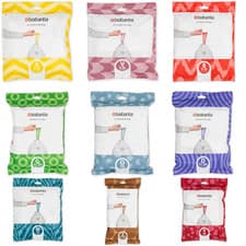 Image of Brabantia Pack Of 40 Perfect FIT Bin Bags Liners Size G 23-30L Extra Strong
