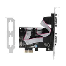 Image of `PCI-E To RS232 2 Port Serial Port Converter PCI Express Controller Adapter