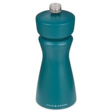 Image of Cole & Mason Kenton Salt / Pepper Grinder, Sea Salt Blue, Adjustable Grind, 15cm