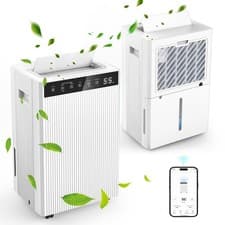 Image of 20 L Large Dehumidifier Portable Quiet Home Air Dryer for Mould Moisture Damp UK