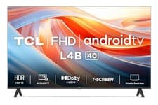 Image of TCL 101 cm (40 inches) Mettalic Bezel-Less Full HD Smart Android LED TV
