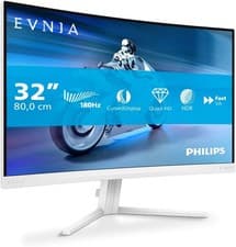 Image of Philips Evnia 5000 32M2C5501 00 31.5" Widescreen VA W-LED White Curved Monitor