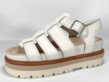 Image of Clarks Orianna Twist Women's OffWhite Leather Sandals Size 6D Brand New RRP £100