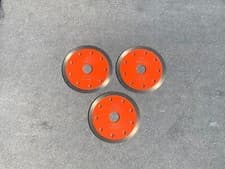 Image of Diamond Cutting Blade 10mm Continuous Segment Height Tile Cutters 115mm Discs X3