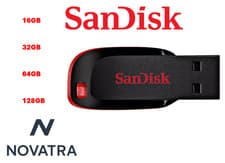 Image of Sandisk Cruzer Blade - USB 2.0 Flash Drive 16GB 32GB 64GB 128GB