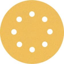Image of Bosch EXPERT C470 Wood Sanding Disc 125mm 125mm Assorted Pack of 6