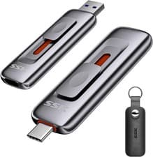 Image of 512GB USB Flash Drive Up to 1000MB/s, Dual USB 3.2 Gen2 Memory Stick, Type A + T