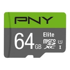 Image of PNY Elite - Flash memory card - 64 GB - UHS-I U1 / Class10 - 64GB, Black