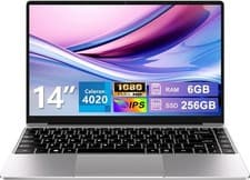 Image of HUQPPQ 14 Inch Laptop Celeron N4020 Processor 6GB RAM 256GB SSD WIN11 Laptops