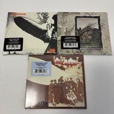 Image of 3 NEW Led Zeppelin Debut Album II IV 1 2 and 4 (Remastered Original Music CD)