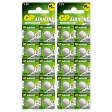 Image of GP 189 LR54 V10GA 1.5V Alkaline Button Cell Batteries x 20 *Long Expiry*