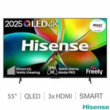 Image of Hisense 55E78QTUK PRO 55" QLED HD Smart 144Hz TV