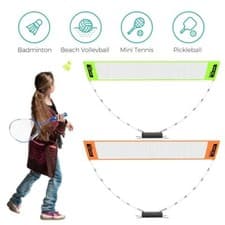 Image of Professional Badminton Net Volleyball Tennis Training Square Net Portable