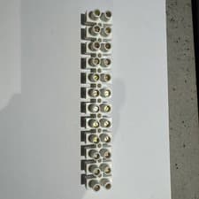 Image of 60A 12 Way Terminal Block Strip Connector Choc Block UK Stock