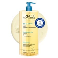 Image of Uriage Shower Oil 1L - Face & Body Wash - Dry 1000 ml (Pack of 1), no Colour