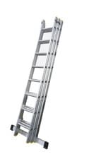 Image of Lyte Three Section Trade Extension Ladder – Aluminium EN131-2 Professional