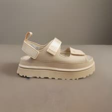 Image of NWB Women Ugg Goldenglow Slide Sandal Sea Salt #1152685 (Size 11)