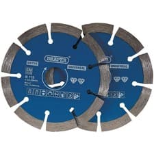 Image of DRAPER 99794 Segmented Diamond Blade - 115mm (Pack of 2) - NEW