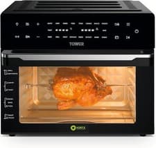 Image of Tower T17122 Vortx Platinum Xpress Digital 30L Air Fryer Oven, Black