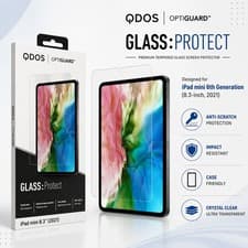 Image of QDOS (iPad Mini 6th Generation 2021, 8.3") Tempered Glass Screen Protector Cover